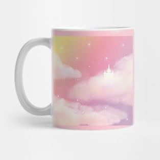 Beautiful Pink Sky Castle Mug